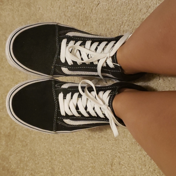 Black and White Vans - Picture 3 of 5